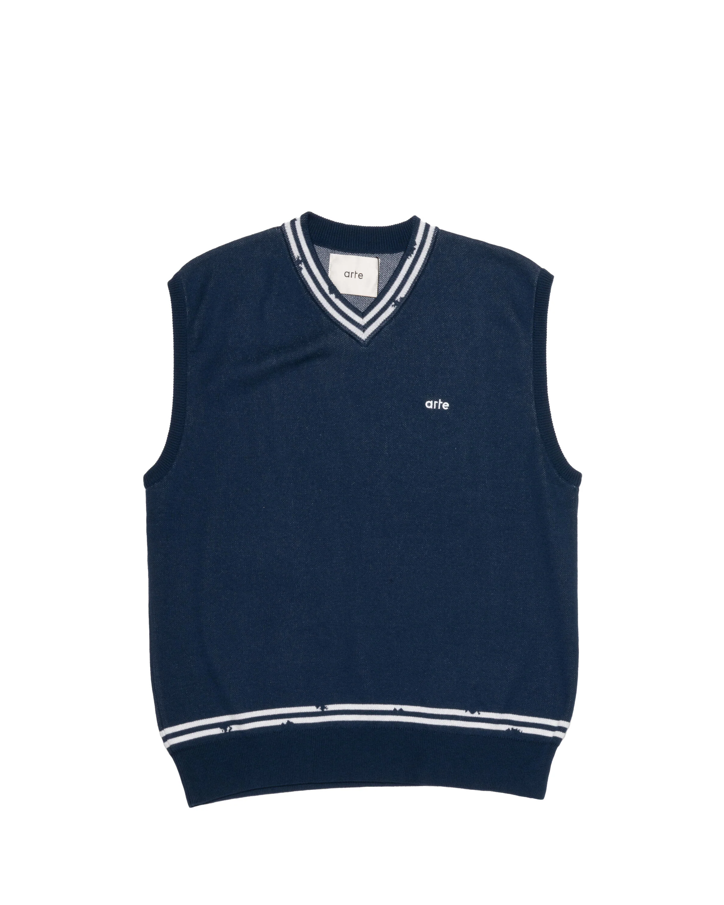 Arte Antwerp Destruct Stripe Vest