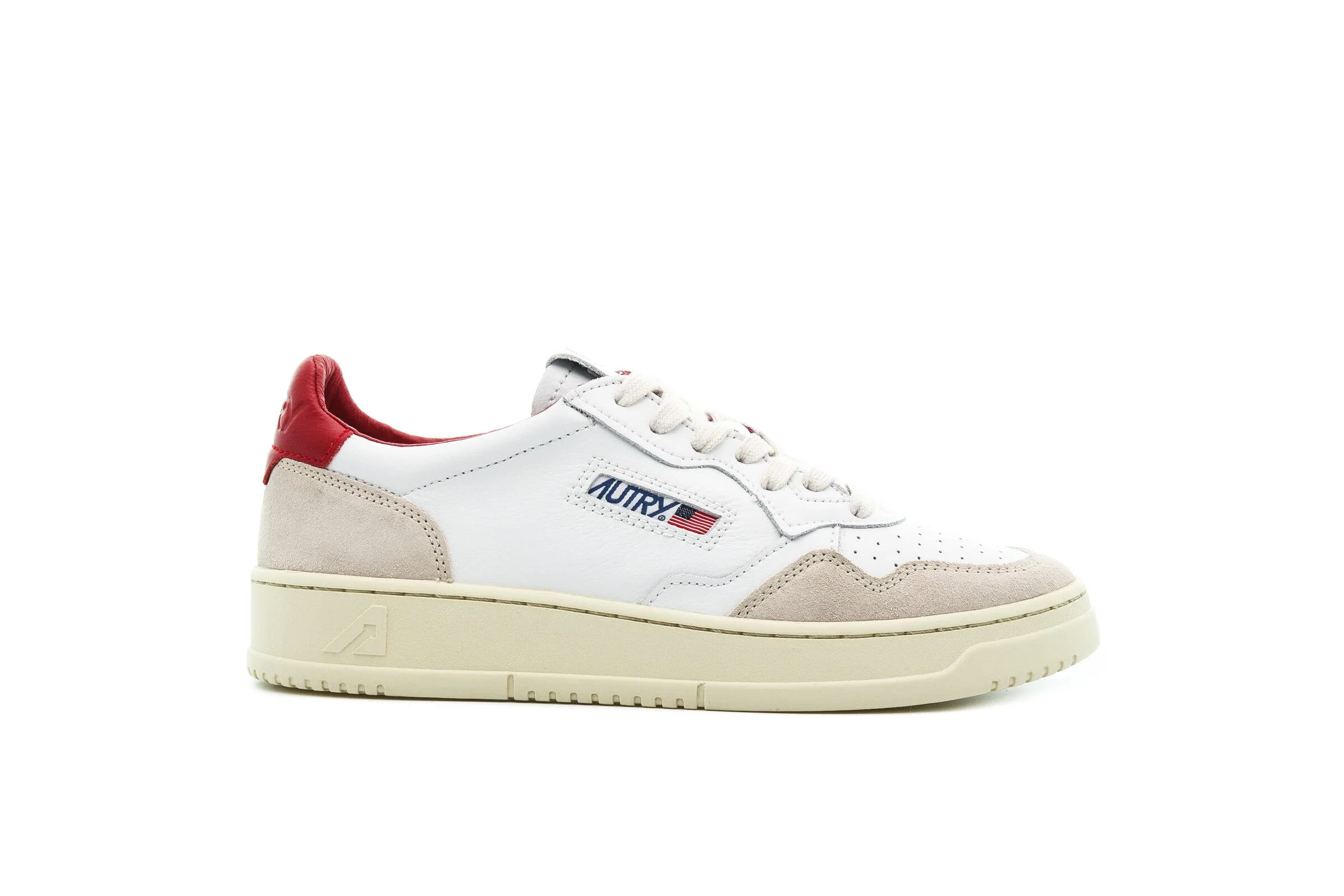 Autry Action Shoes WMNS MEDALIST LOW "LEAT RED"