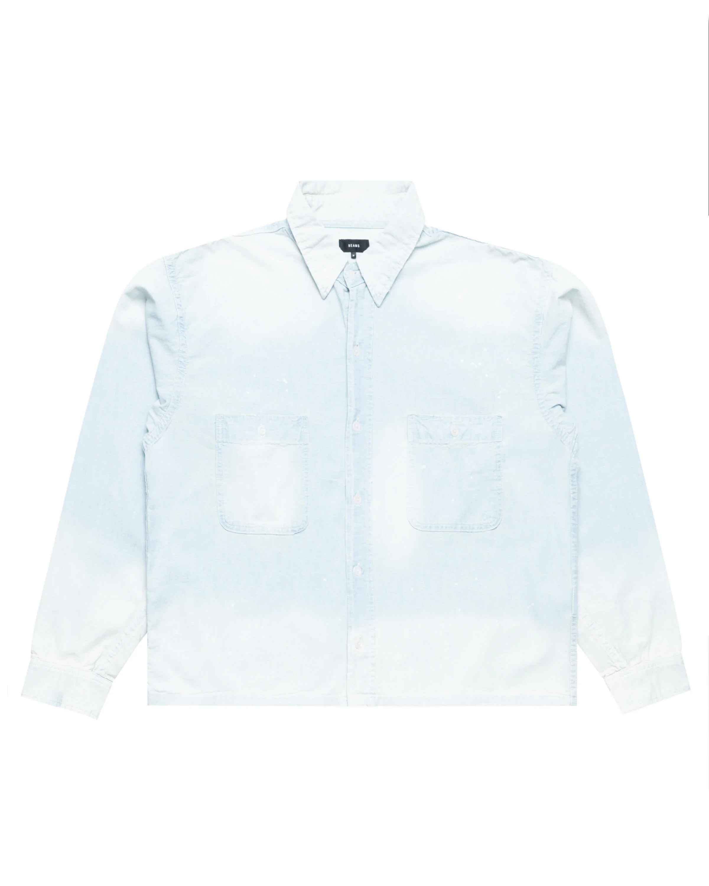 Beams Damage Chambray Shirt