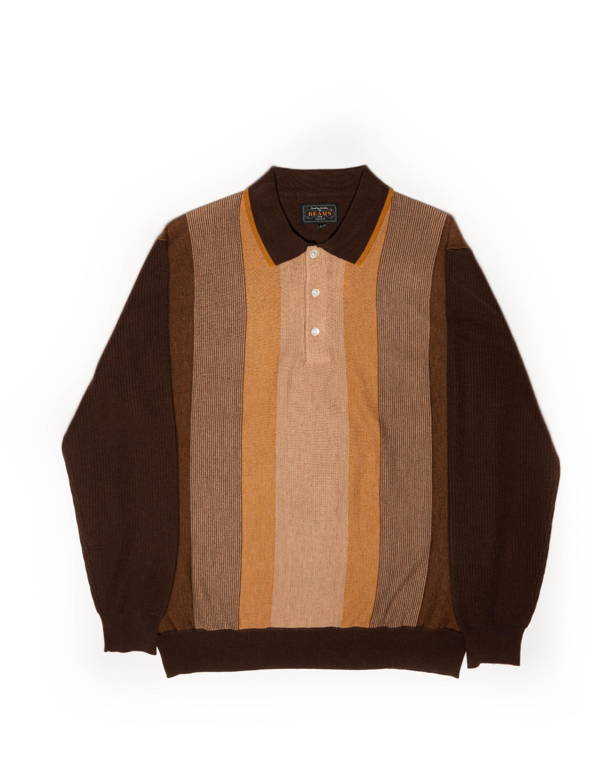Beams+ Polo Stripe