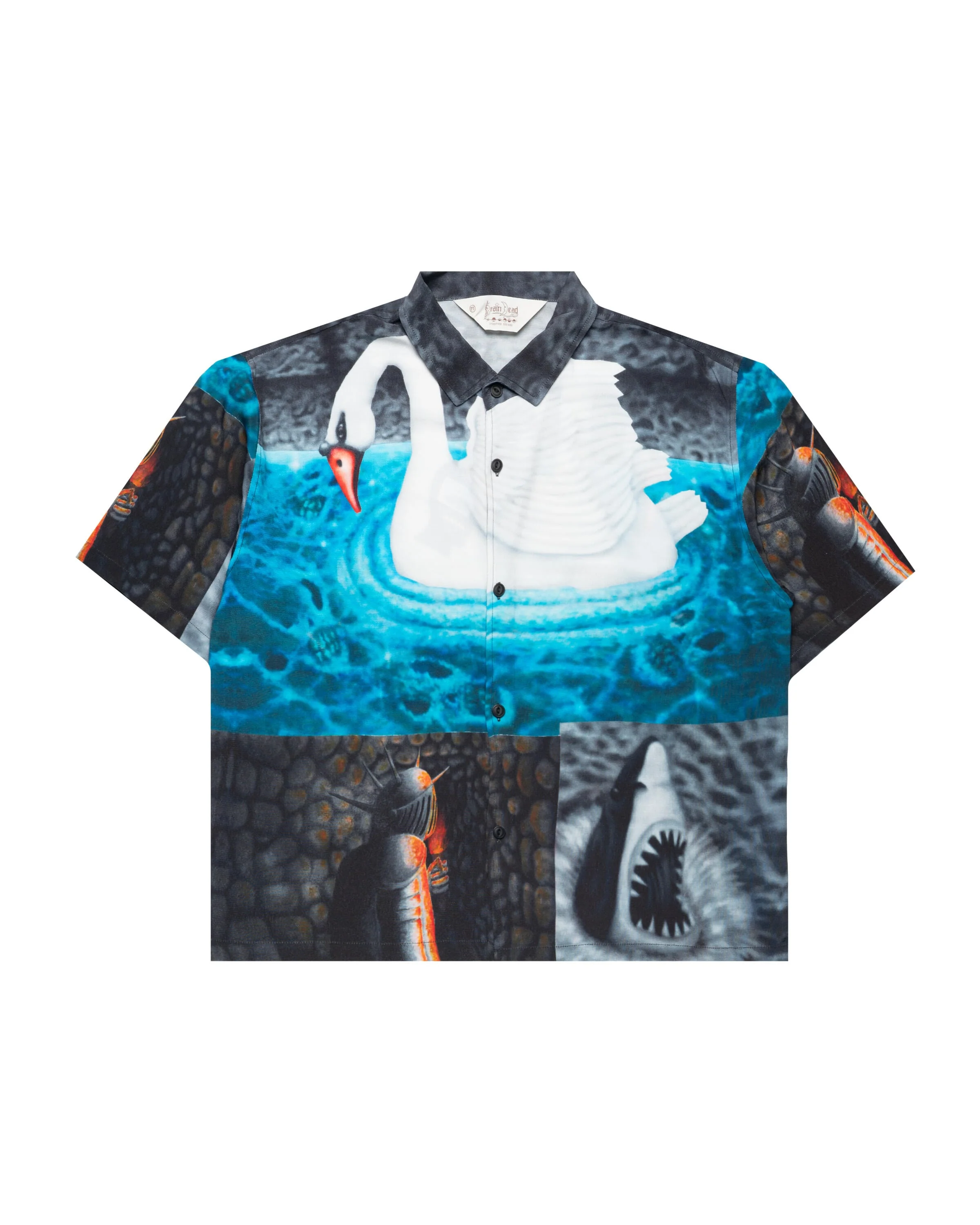 Brain Dead Copia Short Sleeve Button Down Shirt