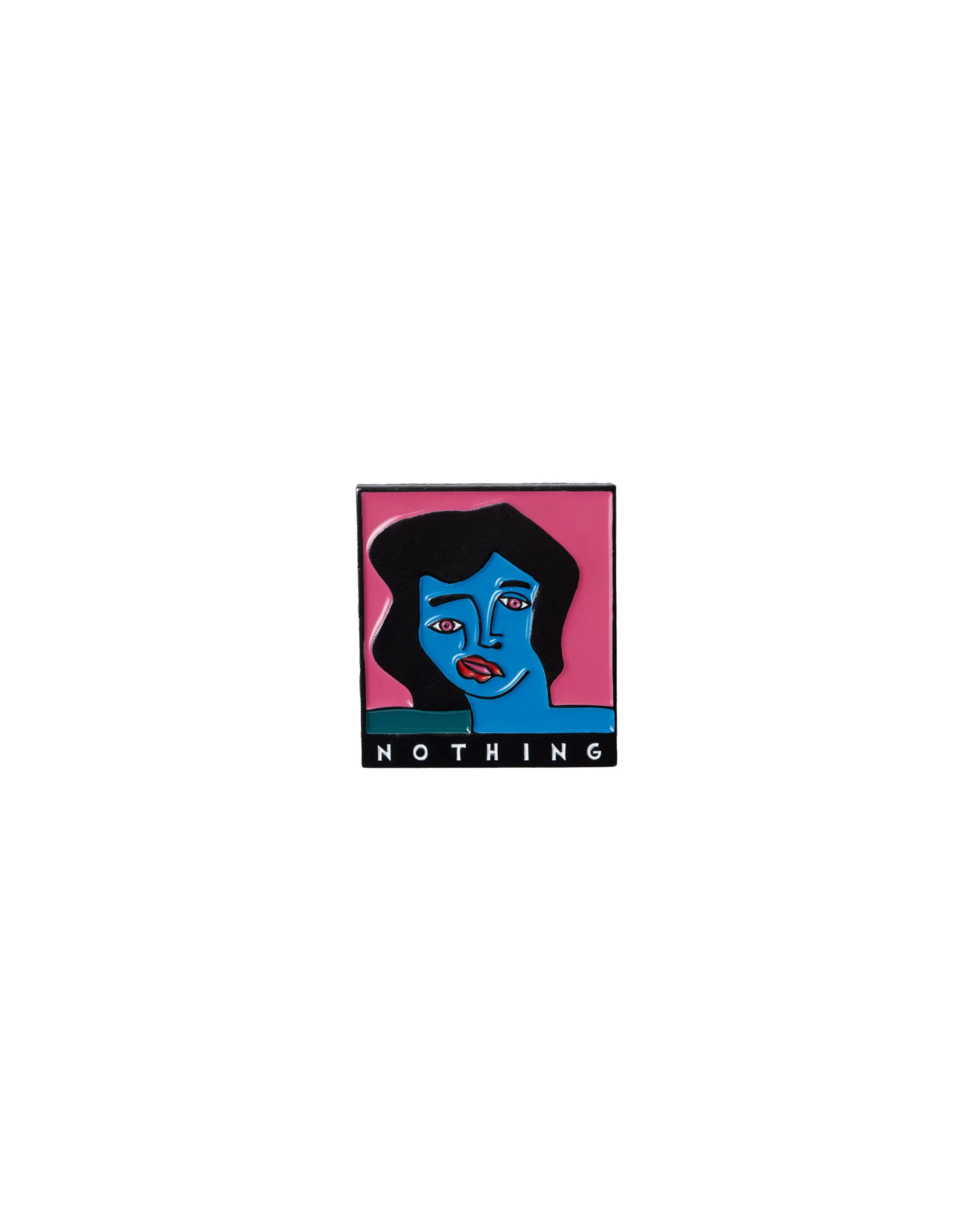 by Parra Nothing face enamel pin