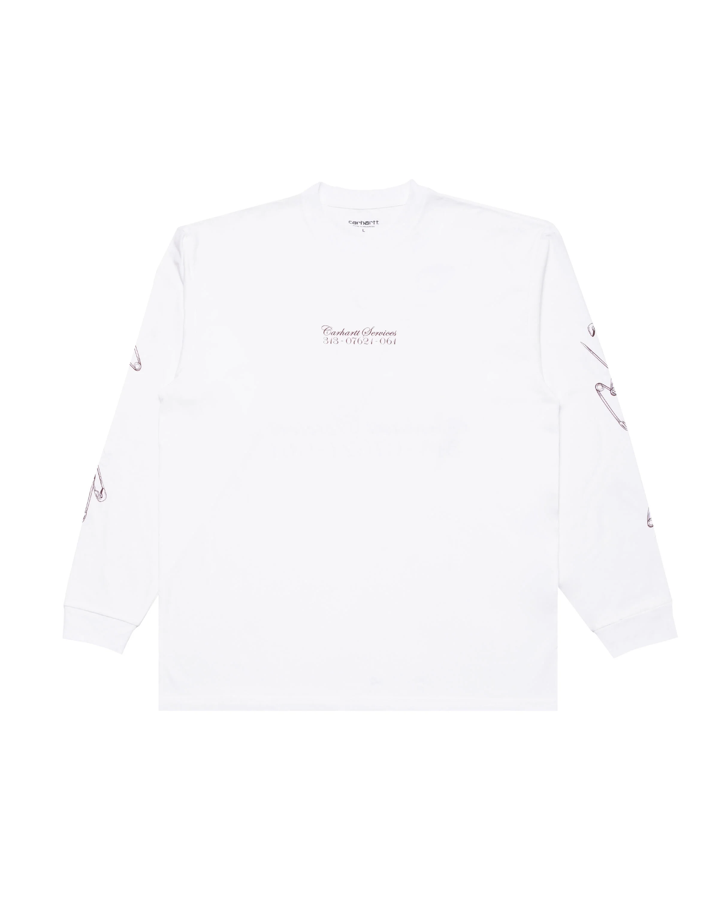 Carhartt WIP L/S Safety Pin T-Shirt