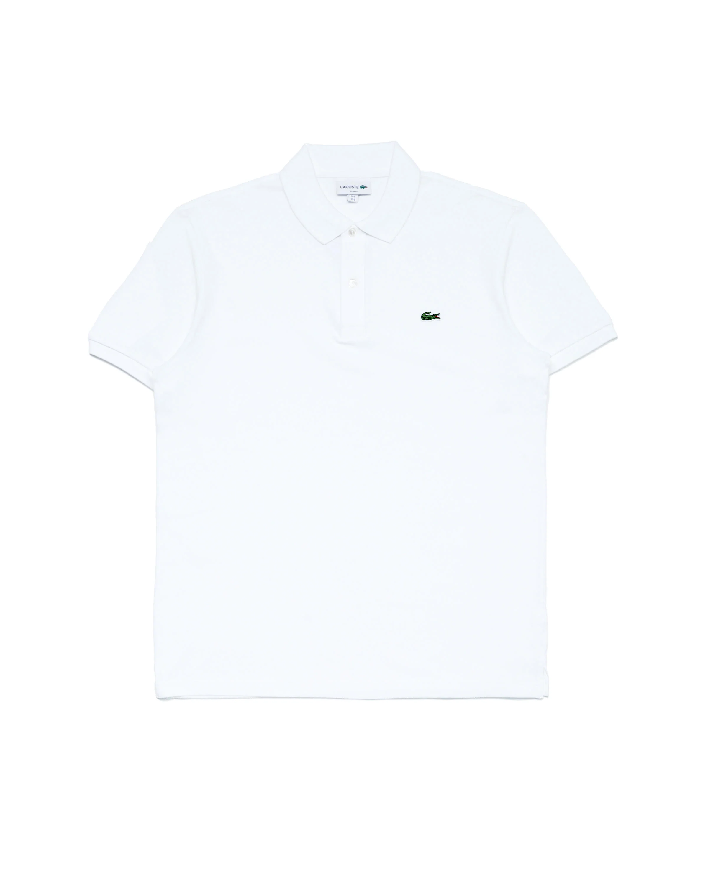 LACOSTE SHORT SLEEVED RIBBED COLLAR SHIRT