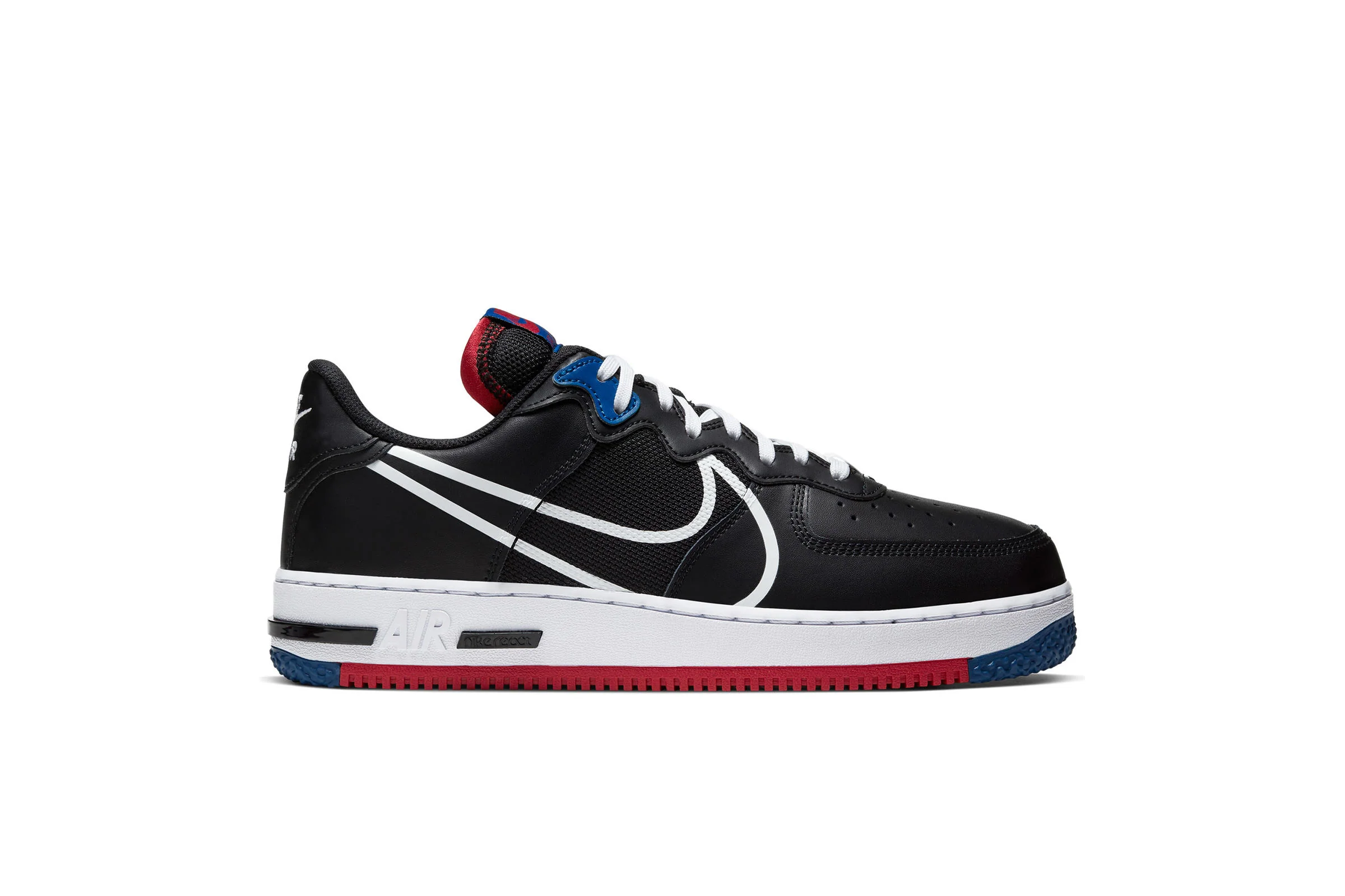 Nike AIR FORCE 1 REACT "BLACK"
