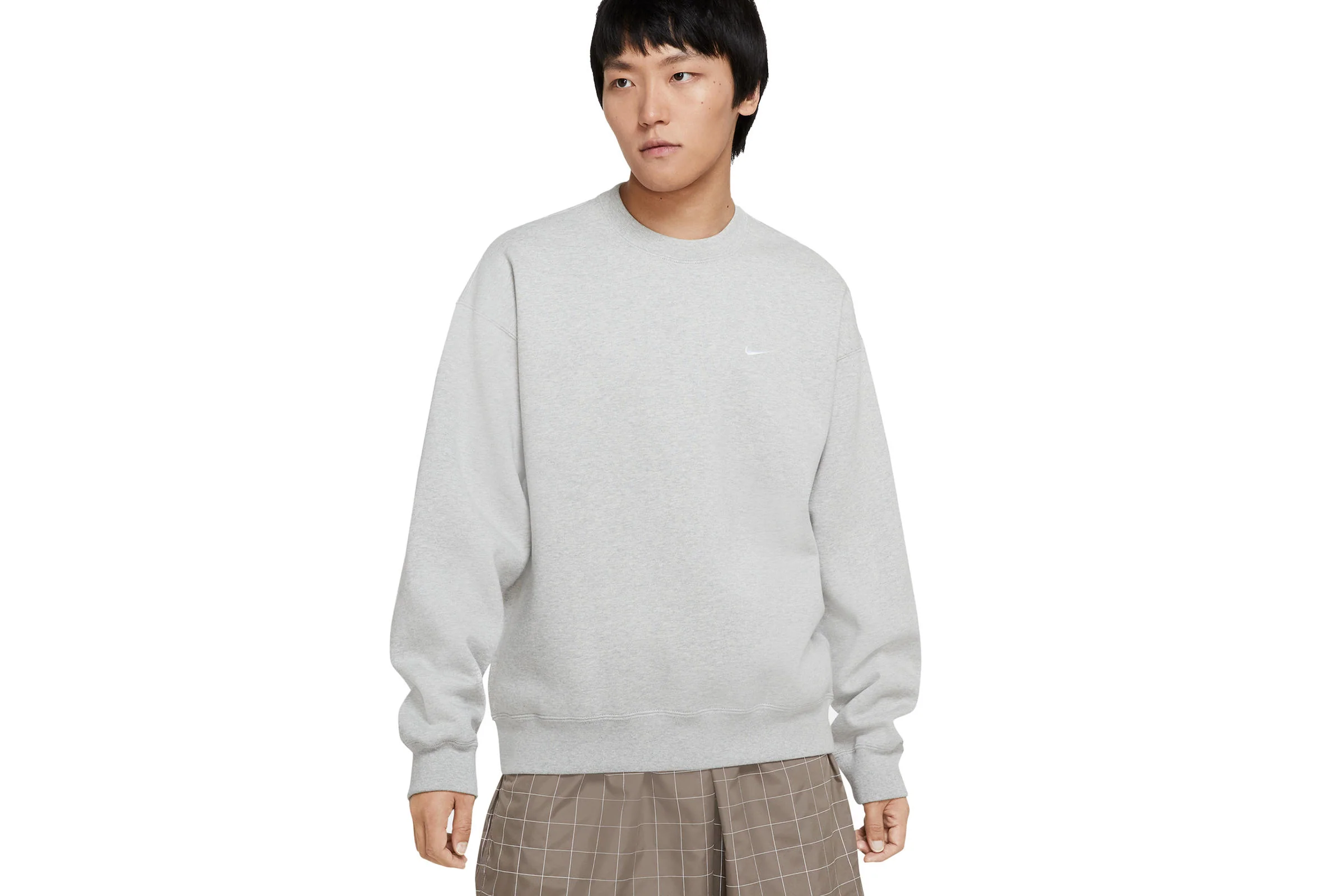 Nike NRG CREW FLC "GREY HEATHER"