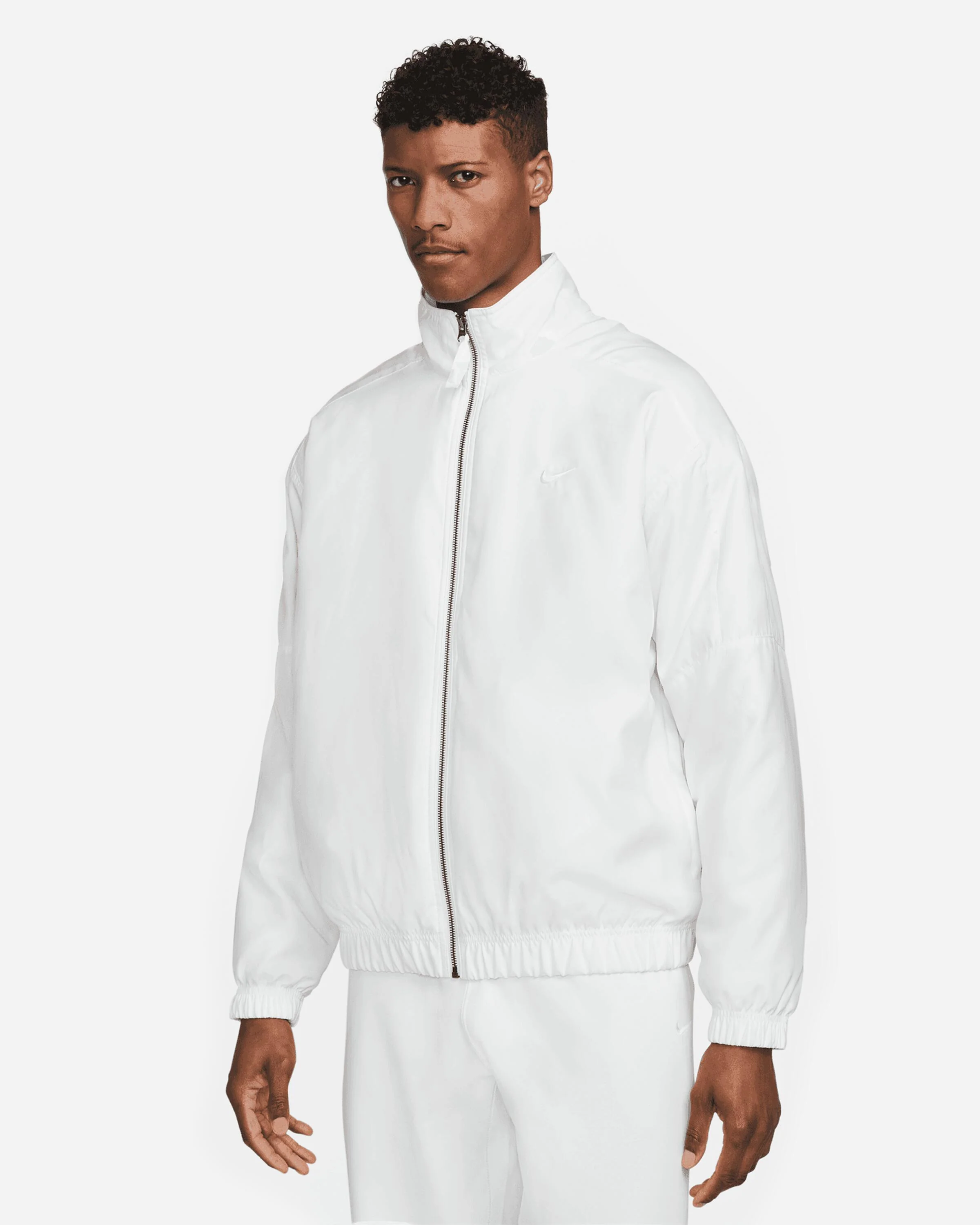 Nike Solo Swoosh Satin Bomber Jacket