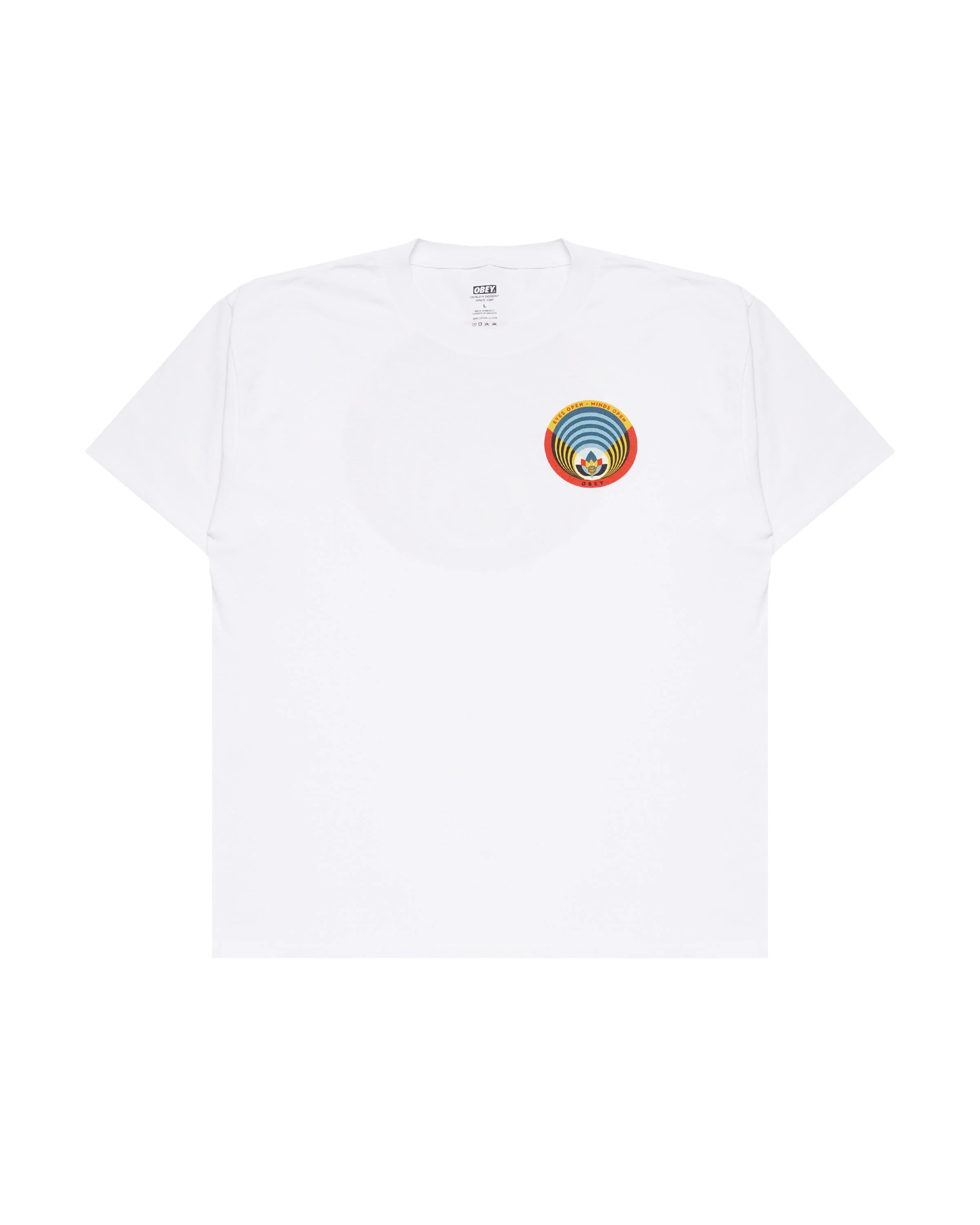 Obey OPEN EYES OPEN MINDS OPEN LOTUS TEE