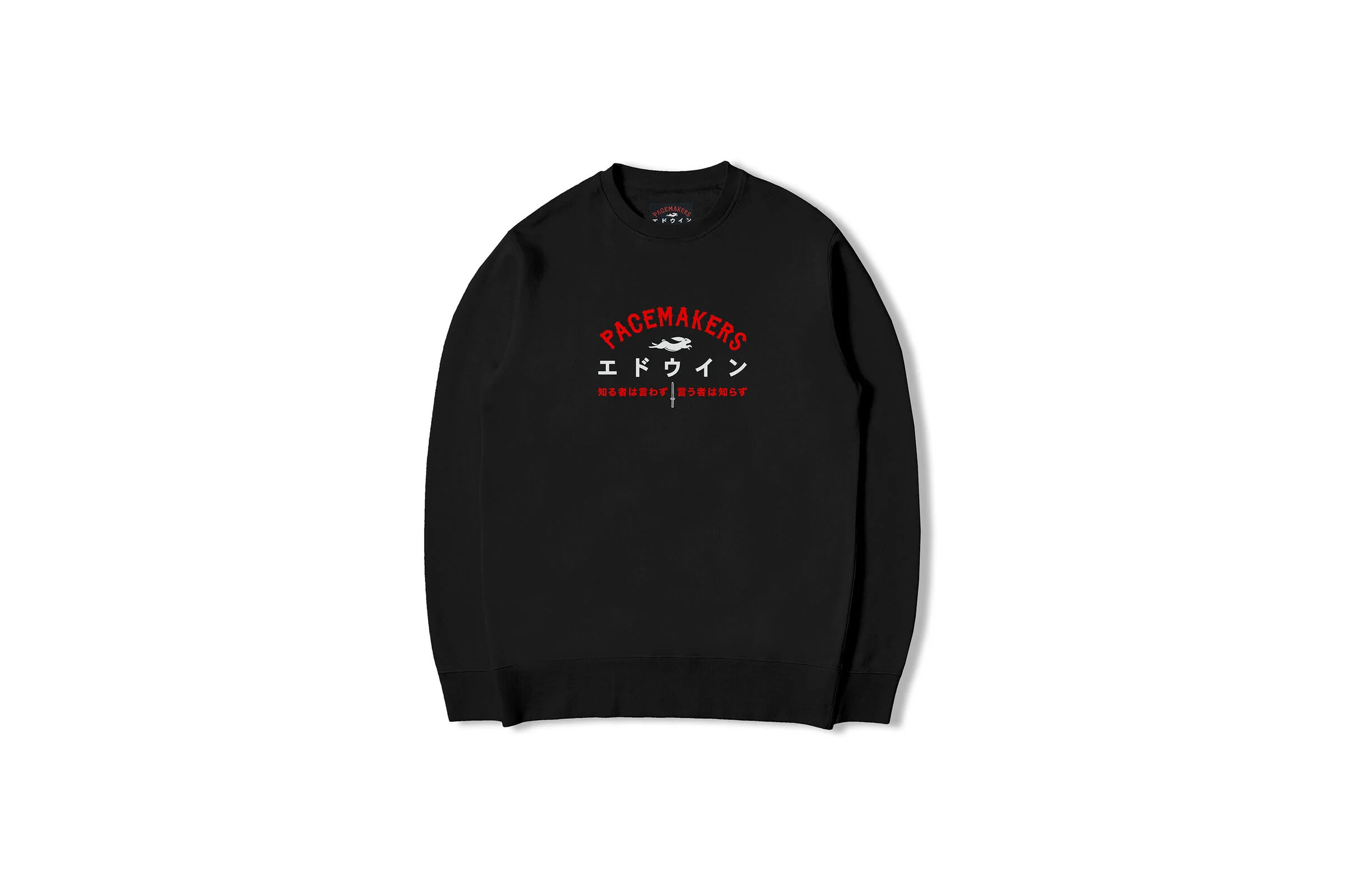Pacemaker x EDWIN TRUTH SWEATER "BLACK"