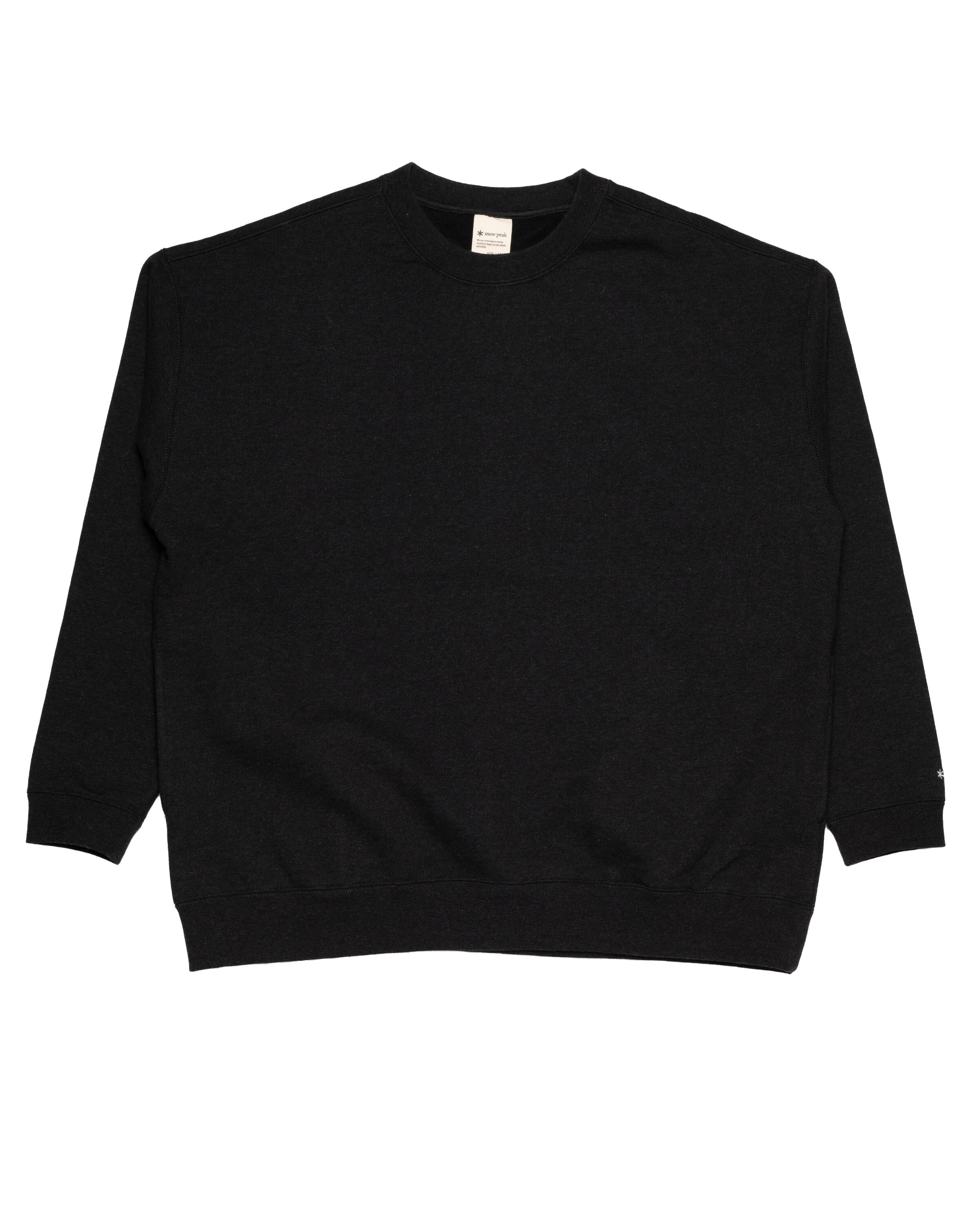 SNOW PEAK Recycled Cotton Sweat Crewneck