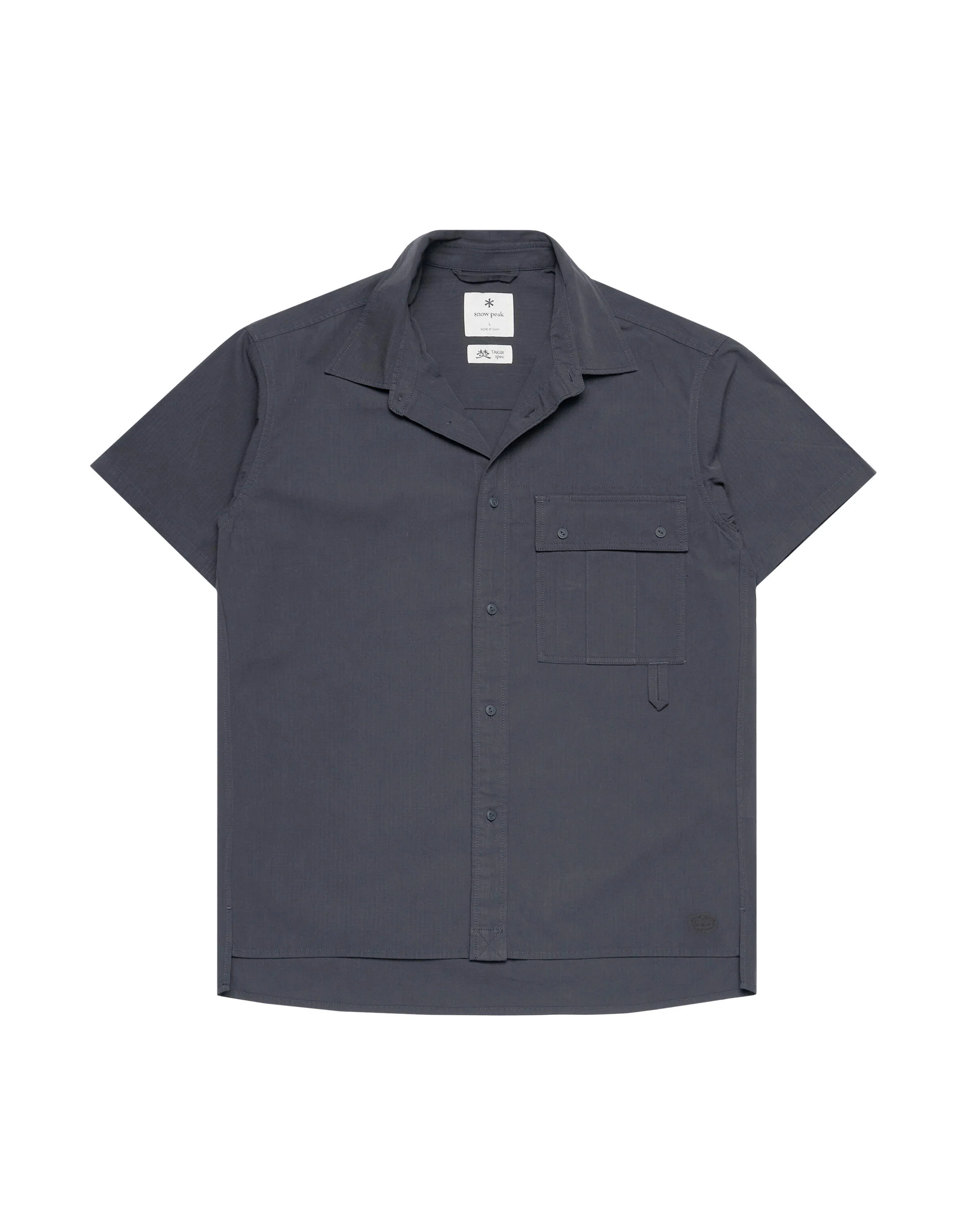 Snow Peak TAKIBI LIGHT RIPSTOP SHORT SLEEVE SHIRT